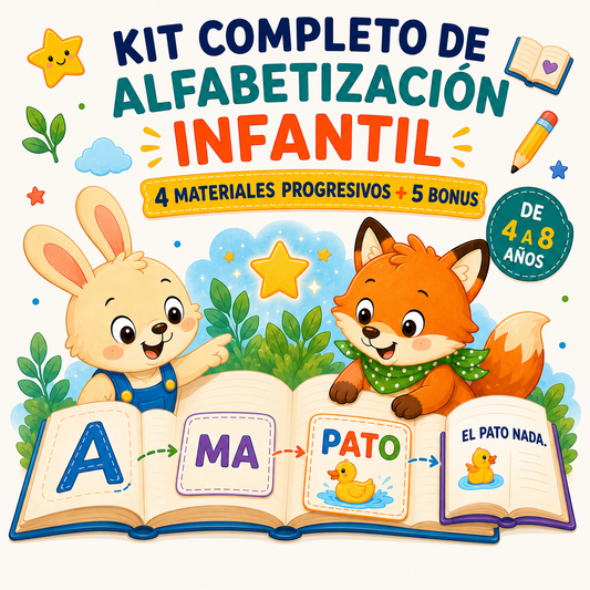 Kit Completo de Alfabetización Infantil